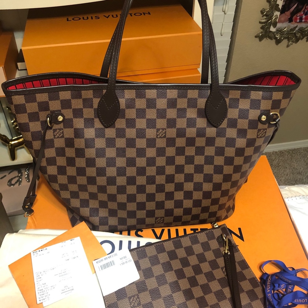 Louis Vuitton Neverfull MM Damier ebene
